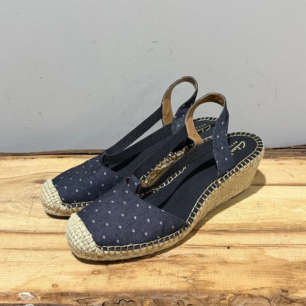 *NEW* Clark's Petrina Kaelie Espadrilles 8.5 B17B